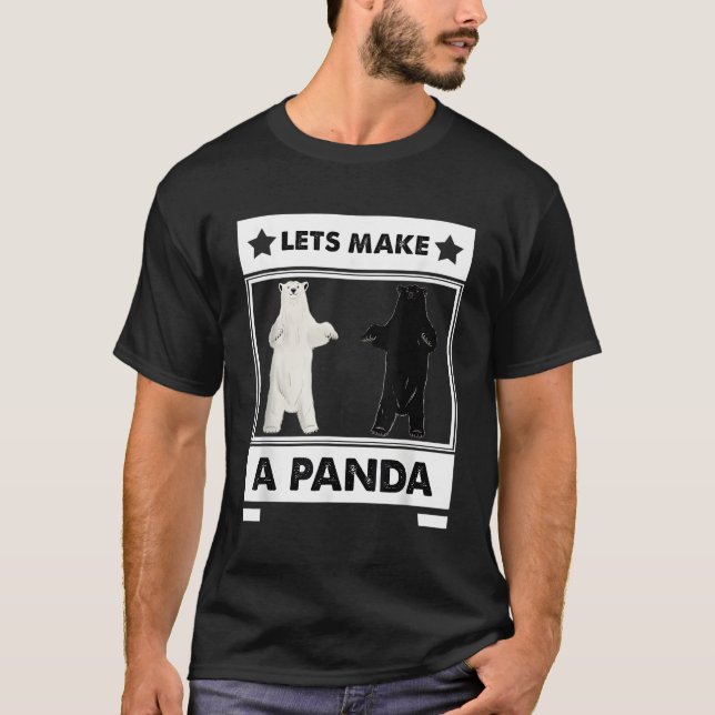 Låt Oss Göra En Panda T Shirt (Framsida)
