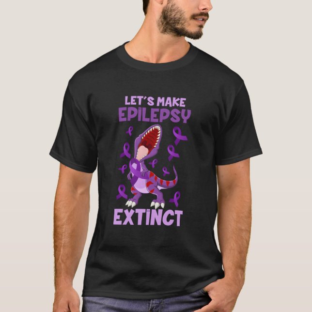 Låt Oss Göra Epilepsi Utrotad Epilepsimedvetenhet T Shirt (Framsida)