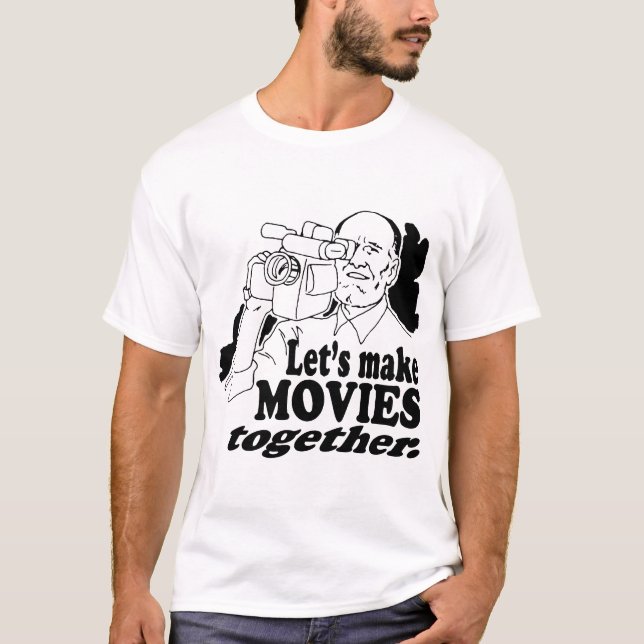 LÅT OSS GÖRA FILMER TILLSAMMANS TEE SHIRT (Framsida)
