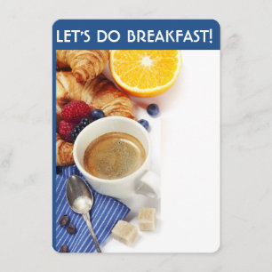 Låt oss göra frukostinbjudningar inbjudningar