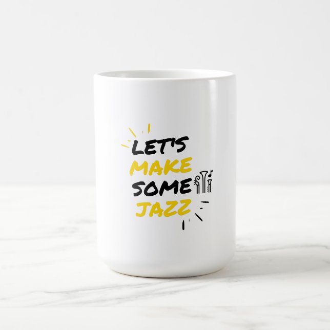 Låt oss göra lite jazz magisk mugg (Center)