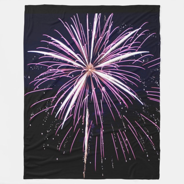 LÅT OSS GÖRA VÅRA EGNA FIREWORKS FLEECE BLANKETS (Framsidan)