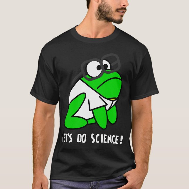 Låt oss göra vetenskap! tee shirt (Framsida)