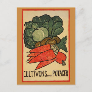 Låt oss Grow a Vegetable Garden Vykort