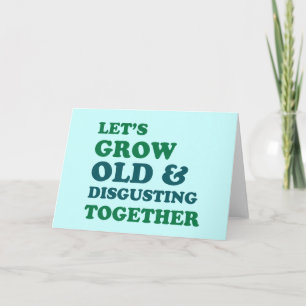 Låt oss Grow Gold Together Card Helgkort