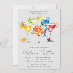 Låt oss ha en drink! Möhippan Cocktail Drinks Inbjudningar