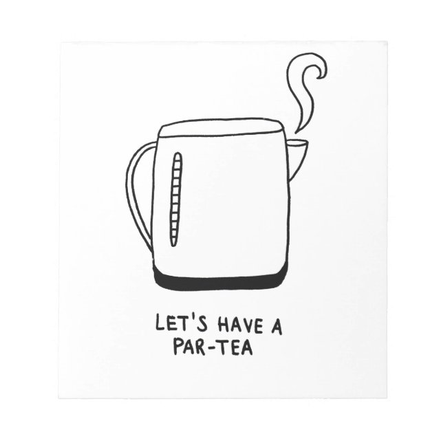 Låt oss ha en Par-Tea Anteckningsblock (Framsida)
