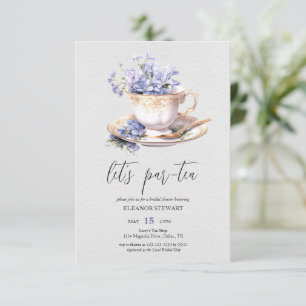 Låt oss ha en Par-Tea Tea-fest Inbjudan