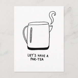 Låt oss ha en Par-Tea Vykort