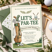 Låt oss ha en Par-Tee-födelsedagsfest för golfentu