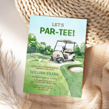 Låt oss ha en Par-Tee Golf Pojkfest Baby Baby Show