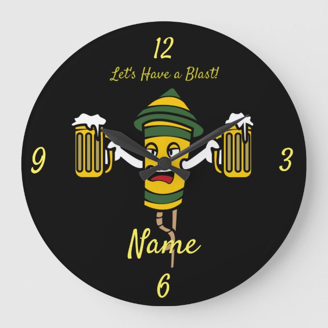 Låt oss ha en sista tunna över  stor klocka (Framsida)