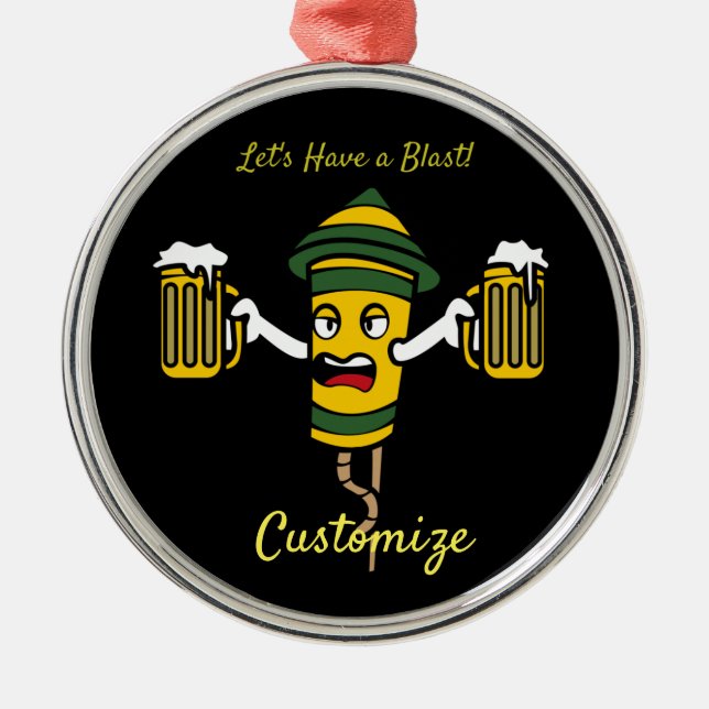 Låt oss ha en Thunder-Cove-blast Julgransprydnad Metall (Framsidan)