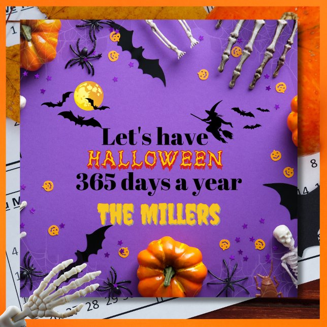 Låt oss ha Halloween 365 dagar om året Magnet (Halloween all year Summerween)