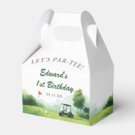 Låt oss ha kul golf födelsedag Vattenfärg Presentaskar