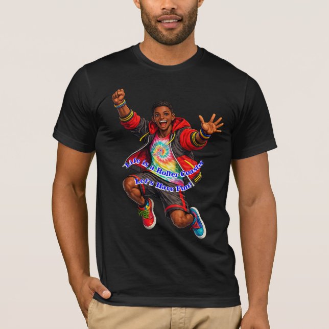 Låt oss ha kul!! t shirt (Framsida)