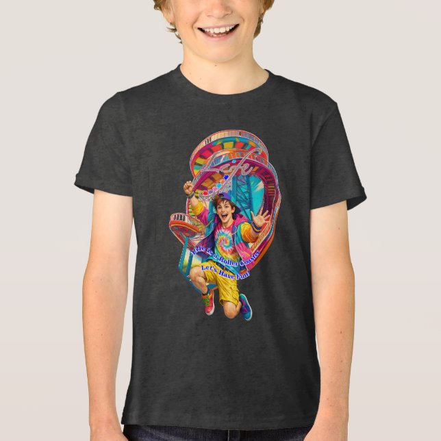 Låt oss ha kul Urklipp T Shirt (Framsida)