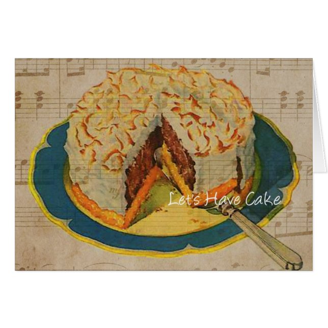 Låt oss ha kummel hälsningskort (Framsidan Horizontal)