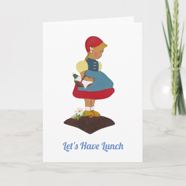 Låt oss ha Lunch Kort (Framsida)