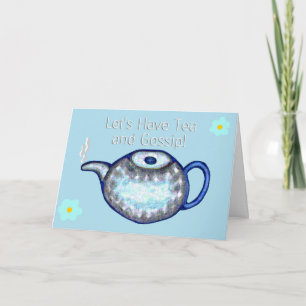 Låt oss Ha Tea och Gossip! Kort