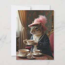 Låt oss ha tea vykort