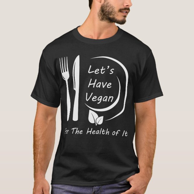 Låt oss ha veganen t shirt (Framsida)