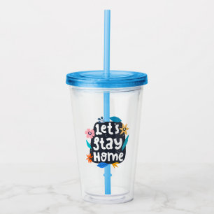 Låt oss håll Blommigten hemma Take Away Mugg