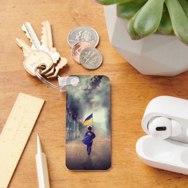 Låt oss håll dig fri från UKRAINA-nyckelkedjan Nyckelring (Skrivbord)