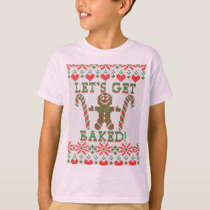 Låt oss Hämta baksidan av Pepparkaksgubben Tee Shirt