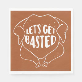 Låt oss Hämta baserade kompisserge Napkins Pappersservett