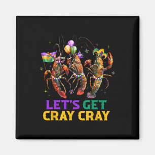 Låt oss Hämta Cray Kräftor Costume Boys Manar Mard Magnet