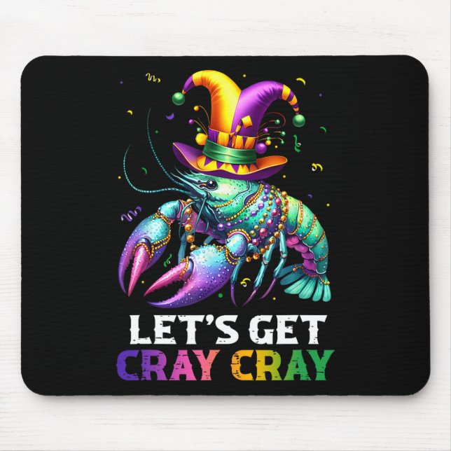 Låt oss Hämta Cray Kräftor Costume Boys Manar Mard Musmatta (Framsidan)