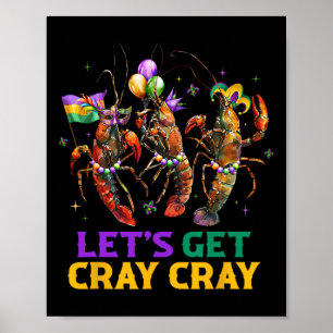 Låt oss Hämta Cray Kräftor Costume Boys Manar Mard Poster