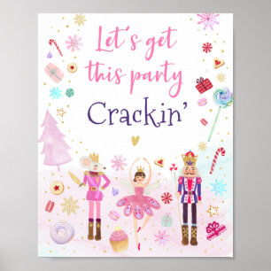 Låt oss Hämta den här Party-krackningen Nutcracker Poster