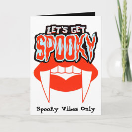 Låt oss Hämta deoky Vampire Fang Halloween-kort Kort