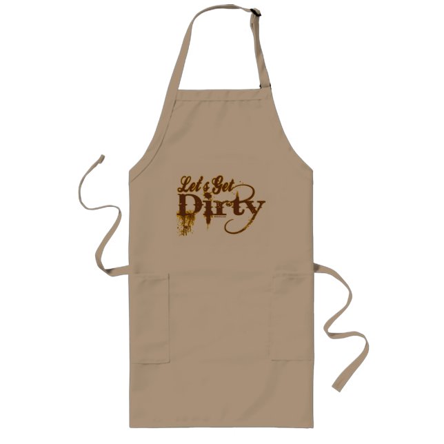 Låt oss Hämta Dirty Aprons Långt Förkläde (Framsidan)