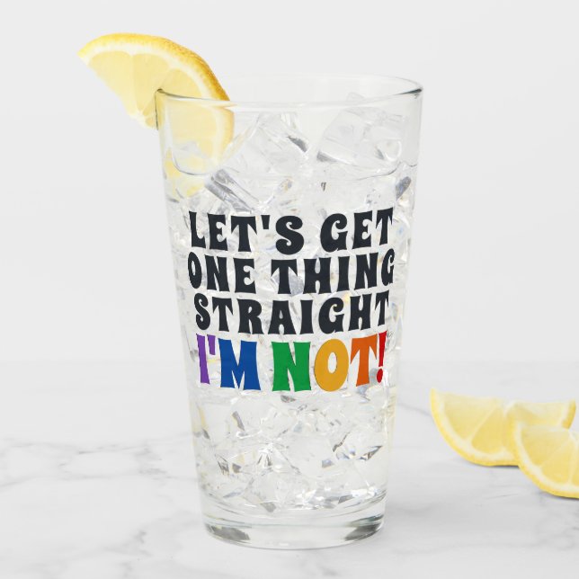 Låt oss Hämta en Sak Rak jag är inte Glaskopp (Framsida Ice)