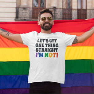 Låt oss Hämta en Sak Rak - jag är inte Roligt T Shirt