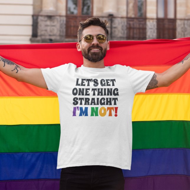 Låt oss Hämta en Sak Rak - jag är inte Roligt T Shirt (Skapare uppladdad)