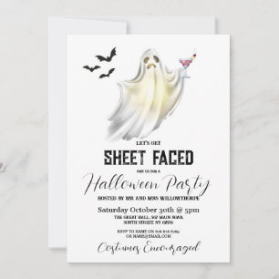 Låt oss Hämta Ghost-Roligten för Halloween fest me Inbjudningar