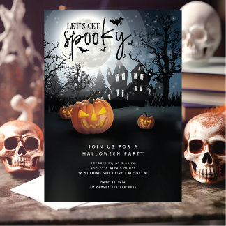 Låt oss Hämta Halloween fest Inbjudningar