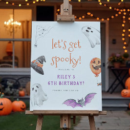 Låt oss Hämta hälsningsskylt för taloky Halloween Poster