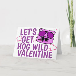 Låt oss Hämta hog-Vild Helgkort