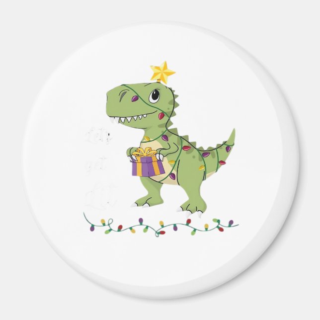 Låt oss Hämta julklapp, klassisk Magnet (Framsidan)