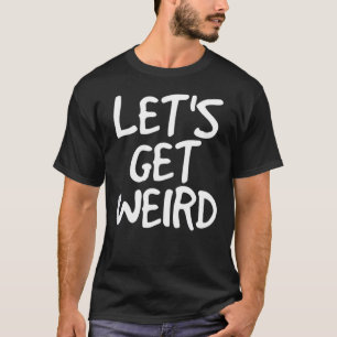 Låt oss Hämta Konstig Art Funny Edm Alien Rave Par T Shirt