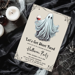 Låt oss Hämta Lakan-vänd Vuxen Halloween fest Inbjudningar