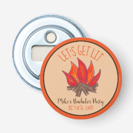 Låt oss Hämta Lit Bachelor Party-tagg Do Campire C Flasköppnare