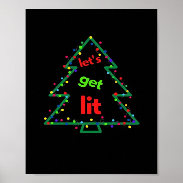Låt oss Hämta Lit Essential Retro Stil Poster (Framsidan)