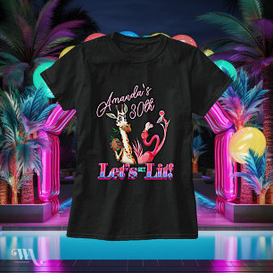 Låt oss Hämta Lit Funny Cocktail Vuxen Birthday T Shirt