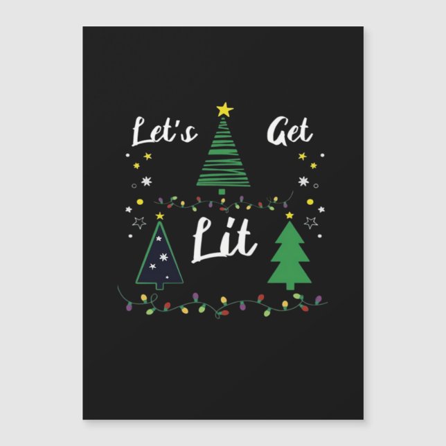 Låt oss Hämta Lit Funny Jul-drickande Essential (Framsida)